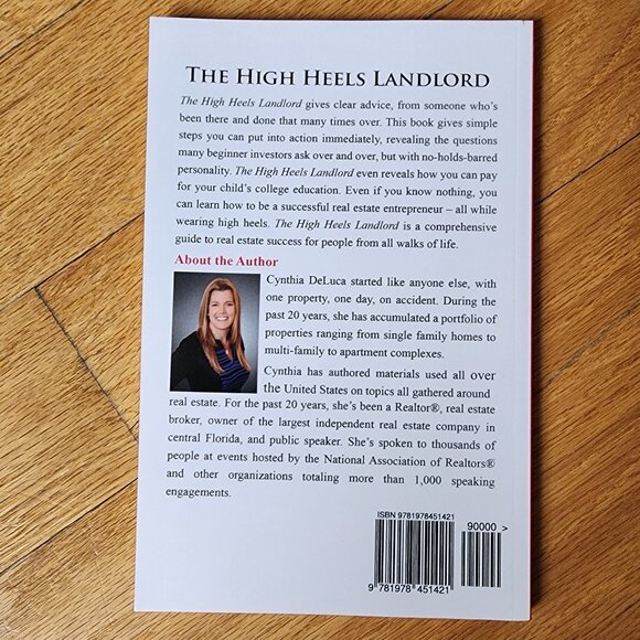 NWOT The High Heels Landlord Paperback By Cynthia Deluca - Picture 5 of 11